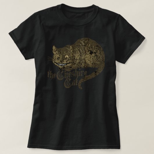  Cheshire Cat Illustratie T-shirt (Design voorkant)