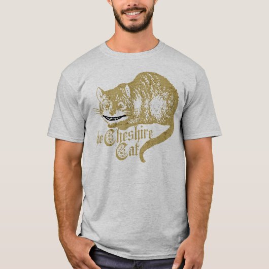  Cheshire Cat Illustratie T-shirt (Voorkant)
