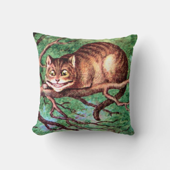 Cheshire Cat in Wonderland Kussen (Voorkant)