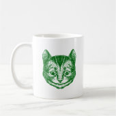Cheshire Cat Inked Green Koffiemok (Links)
