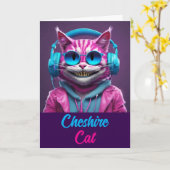 Cheshire Cat Kaart (Gele Bloem)