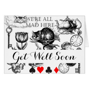 Cheshire Cat klassieke alice in wonderland gek