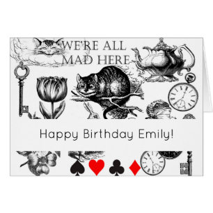 Cheshire Cat klassieke alice in wonderland gek