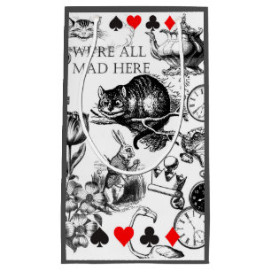 Cheshire Cat klassieke alice in wonderland gek Klein Cadeauzakje
