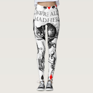 Cheshire Cat klassieke alice in wonderland gek Leggings