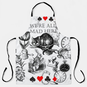 Cheshire Cat klassieke Alice in Wonderland gek Schort