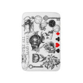 Cheshire Cat klassieker Alice in wonderland gek Badmat (Voorkant Verticaal)