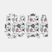 Cheshire Cat klassieker Alice in wonderland gek Bedankdoosjes (Uitgevouwen)