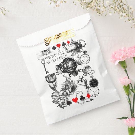 Cheshire Cat klassieker Alice in wonderland gek Bedankzakje (Gezegeld)