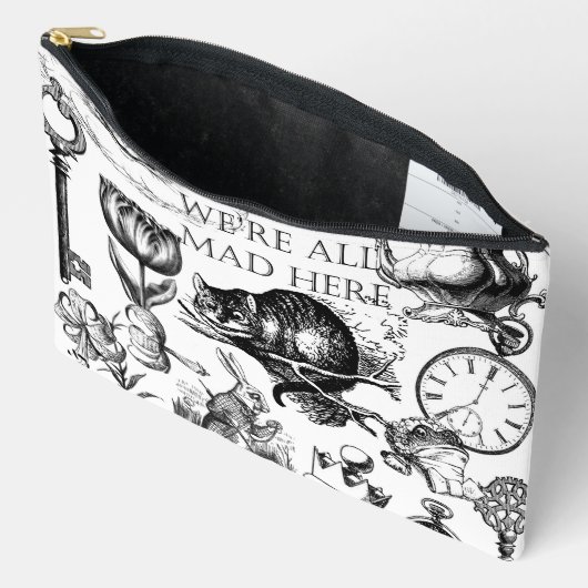 Cheshire Cat klassieker Alice in wonderland gek Etui (Open)