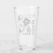 Cheshire Cat klassieker Alice in wonderland gek Glas (Achterkant)