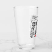 Cheshire Cat klassieker Alice in wonderland gek Glas (Rechts)