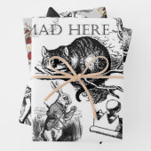 Cheshire Cat klassieker Alice in wonderland gek Inpakpapier Vel (In situ)