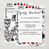 Cheshire Cat klassieker Alice in wonderland gek Kaart (Voorkant / Achterkant)