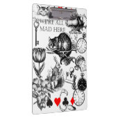 Cheshire Cat klassieker Alice in wonderland gek Klembord (Rechts)