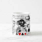Cheshire Cat klassieker Alice in wonderland gek Koffiemok (Center)