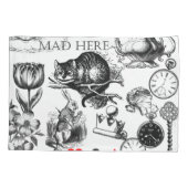 Cheshire Cat klassieker Alice in wonderland gek Kussensloop (Achterkant)