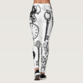 Cheshire Cat klassieker Alice in wonderland gek Leggings (Achterkant)