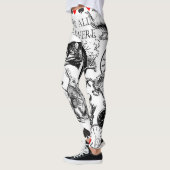 Cheshire Cat klassieker Alice in wonderland gek Leggings (Links)