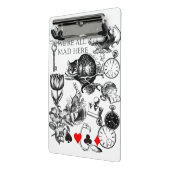 Cheshire Cat klassieker Alice in wonderland gek Mini Klembord (Angled2)