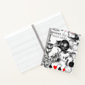 Cheshire Cat klassieker Alice in wonderland gek Notitieboek (Binnen)