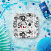 Cheshire Cat klassieker Alice in wonderland gek Papieren Bordje (Feest)