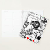 Cheshire Cat klassieker Alice in wonderland gek Planner (Display)