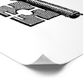 Cheshire Cat klassieker Alice in wonderland gek Poster (Hoek)