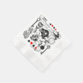 Cheshire Cat klassieker Alice in wonderland gek Servet (Hoek)