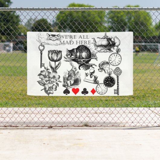 Cheshire Cat klassieker Alice in wonderland gek Spandoek (Insitu)