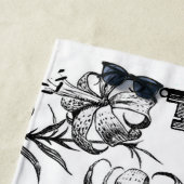 Cheshire Cat klassieker Alice in wonderland gek Strandlaken (In situ)