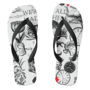Cheshire Cat klassieker Alice in wonderland gek Teenslippers
