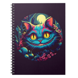 Cheshire Cat lachende Alice in Wonderland Notitieboek