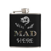 Cheshire Cat Mad Alice Flask Heupfles (Voorkant)