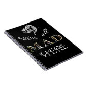 Cheshire Cat Mad Alice Spiral notebook Notitieboek (Rechterzijde)