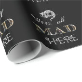 Cheshire Cat Mad Alice Wreapping Paper Cadeaupapier (Rol Hoek)