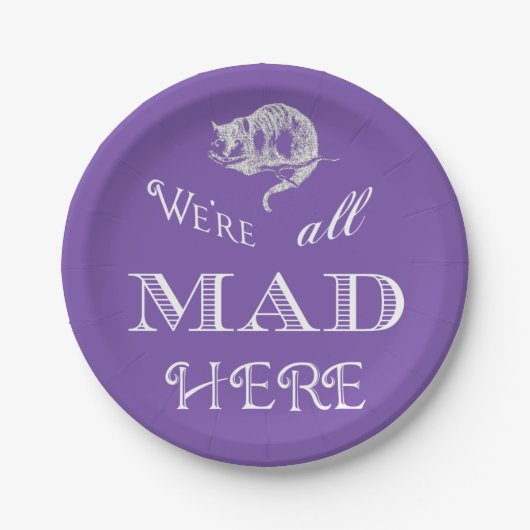 Cheshire Cat Mad Paper Bord (Voorkant)