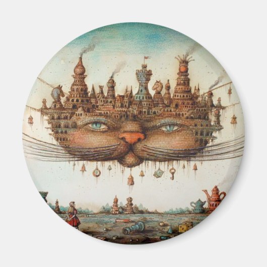 Cheshire Cat Magneet (Voorkant)