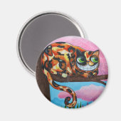Cheshire Cat Magnet (Voorkant / Achterkant)