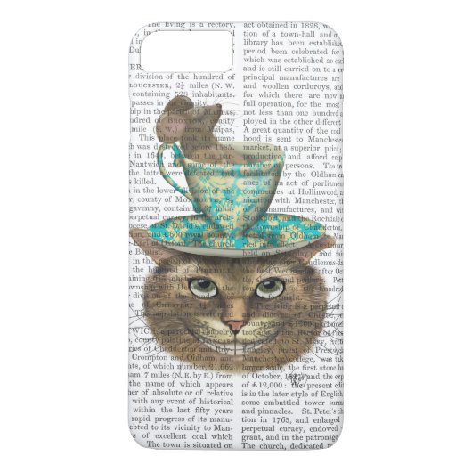 Cheshire Cat met Cup op kop Case-Mate iPhone Case (Achterkant)