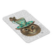 Cheshire Cat met Cup op kop Magneet (Rechterzijde)