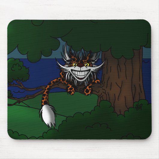 Cheshire Cat Mousepad Muismat (Voorkant)