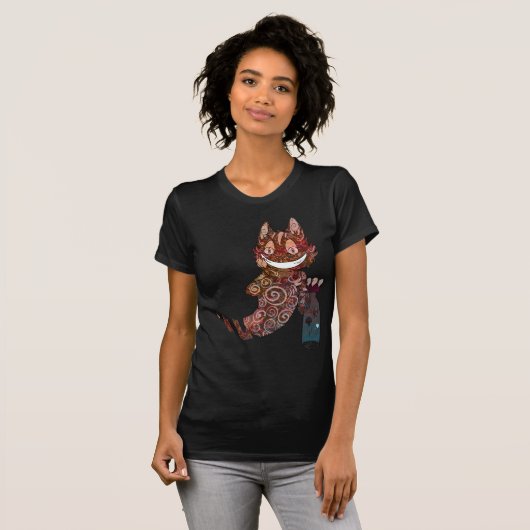 Cheshire Cat Mushroom Jar T-shirt (Voorkant volledig)