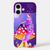 Cheshire Cat on Mushroom  Case-Mate iPhone Case (Achterkant)