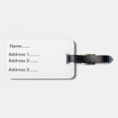 Cheshire Cat op Tenniel Bagagelabel (Achterkant horizontaal)