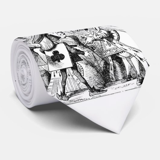 Cheshire Cat over Wonderland Stropdas (Opgerold)