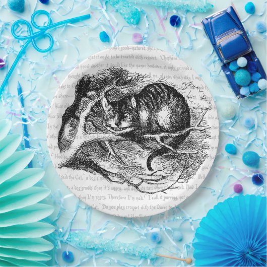 Cheshire Cat Papieren Bordje (Feest)