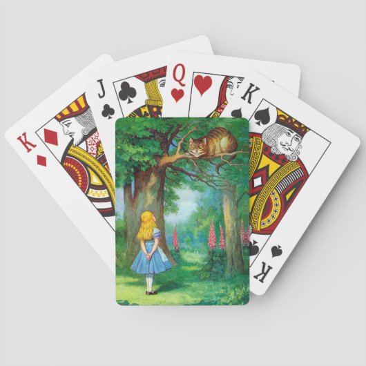 Cheshire Cat Pokerkaarten (Achterkant)