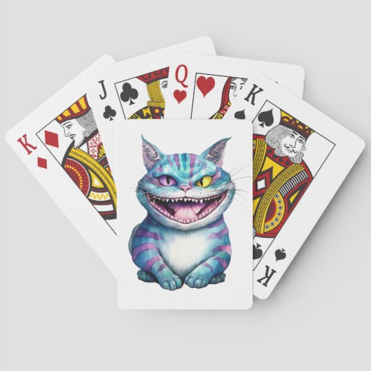 Cheshire Cat Pokerkaarten (Achterkant)