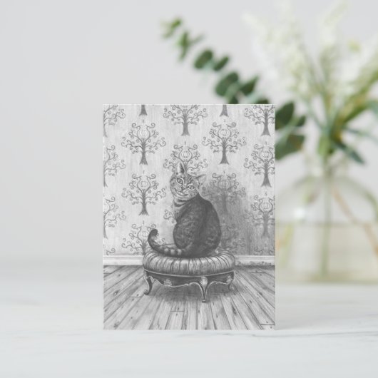 Cheshire Cat - Postcard Briefkaart (Staand voorkant)